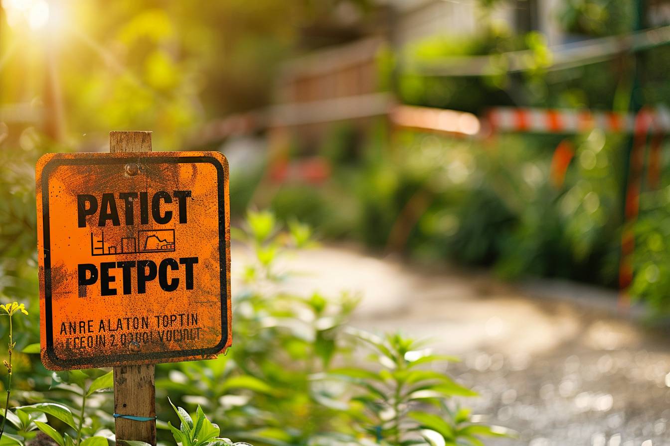 Affichage d'un permis de construire à Agde  
Procédure pour obtenir un permis à Agde